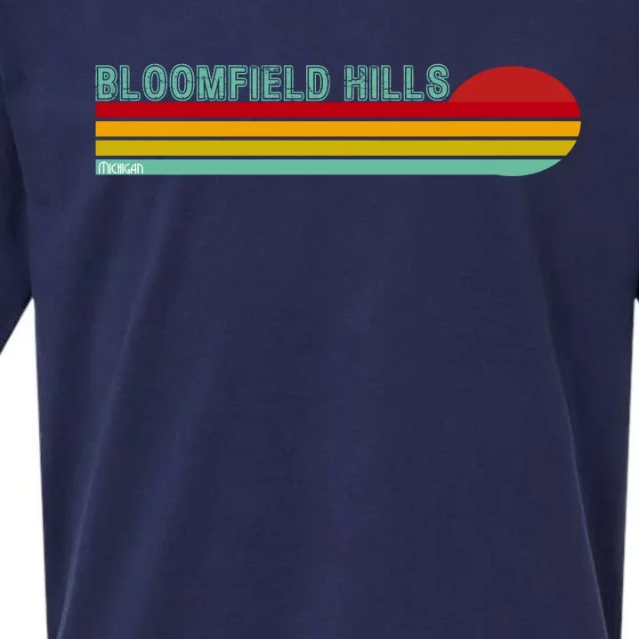 Bloomfield Hills Michigan Sueded Cloud Jersey T-Shirt