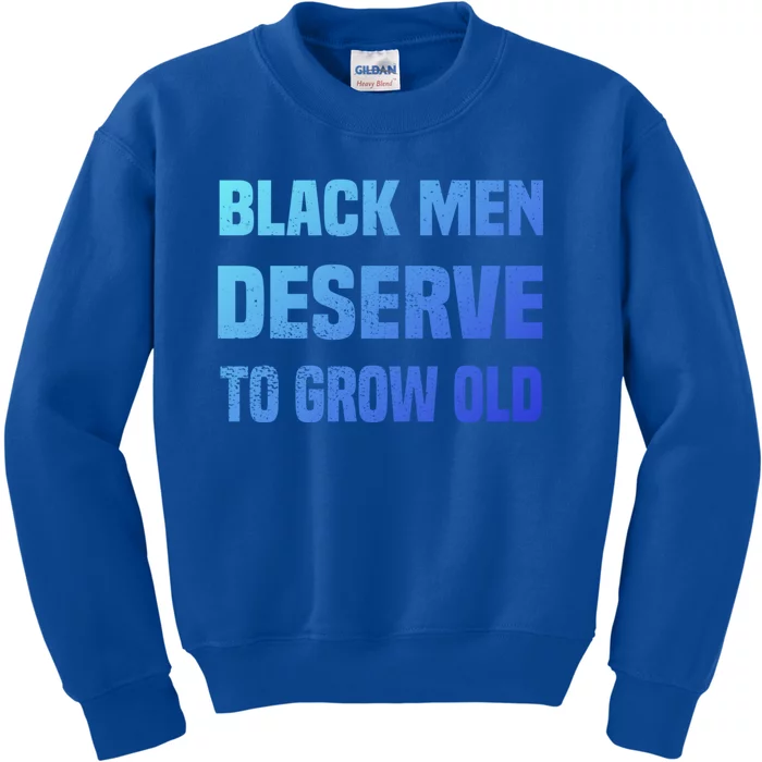 Black History Month Black Deserve To Grow Old Great Gift Kids Sweatshirt