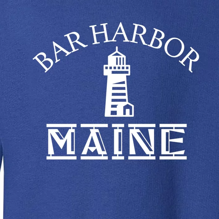 Bar Harbor Maine Tourist Travel Souvenir Vacation Gift Toddler Sweatshirt