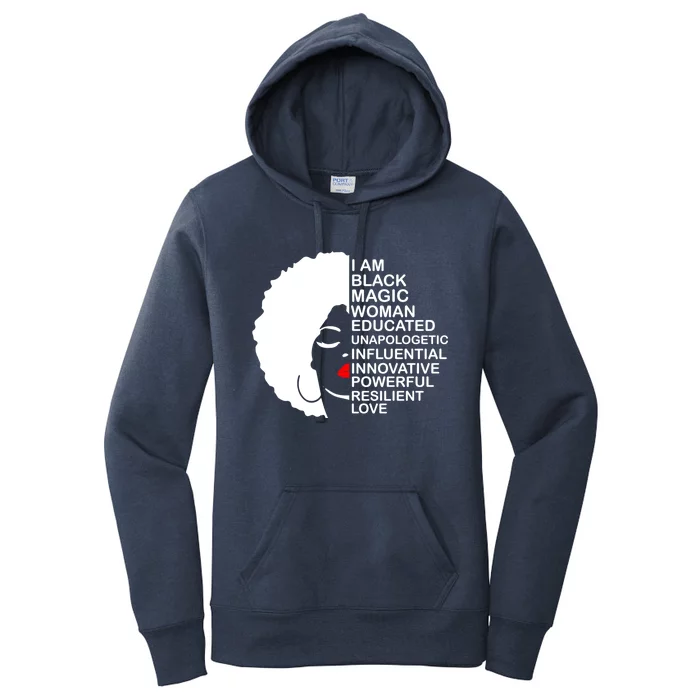 Black History Month Educated Motivated Melanated Black Cute Gift Women's Pullover Hoodie