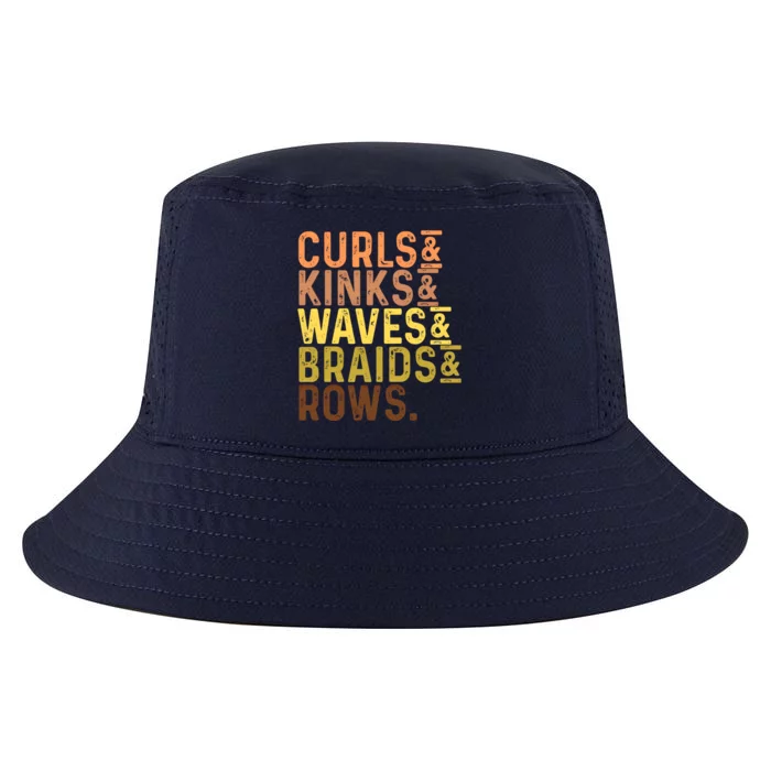 Black History Month S Curls Kinks Waves Braids Rows Meaningful Gift Cool Comfort Performance Bucket Hat