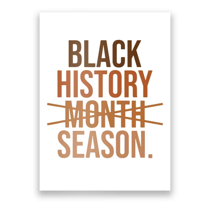 Black History Month Season Celebrate Black History Month Poster