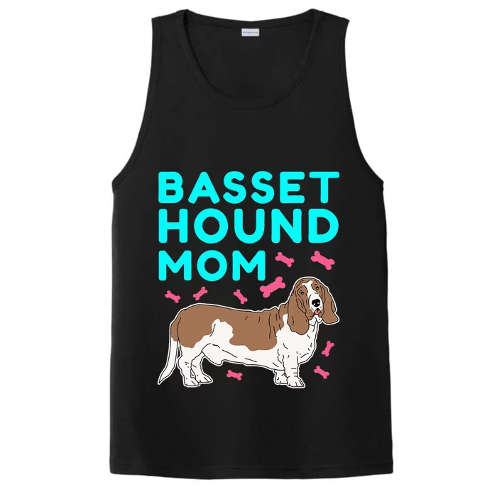 Basset Hound Mom Dog Owner Basset Hound Performance Tank