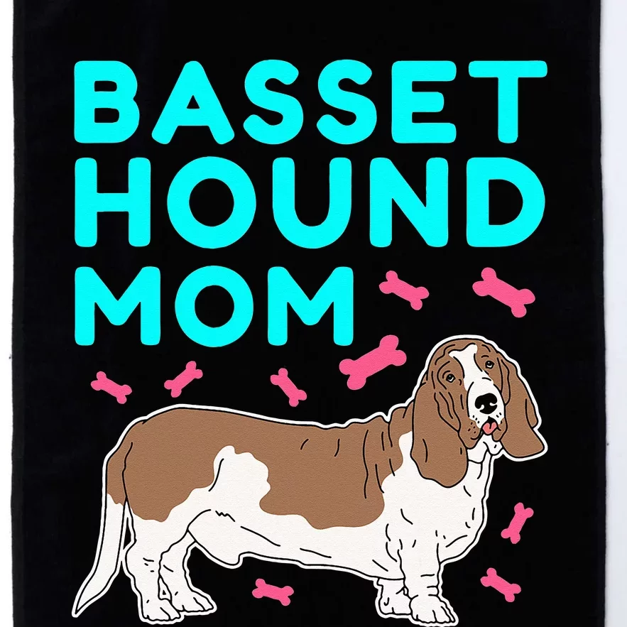 Basset Hound Mom Dog Owner Basset Hound Platinum Collection Golf Towel