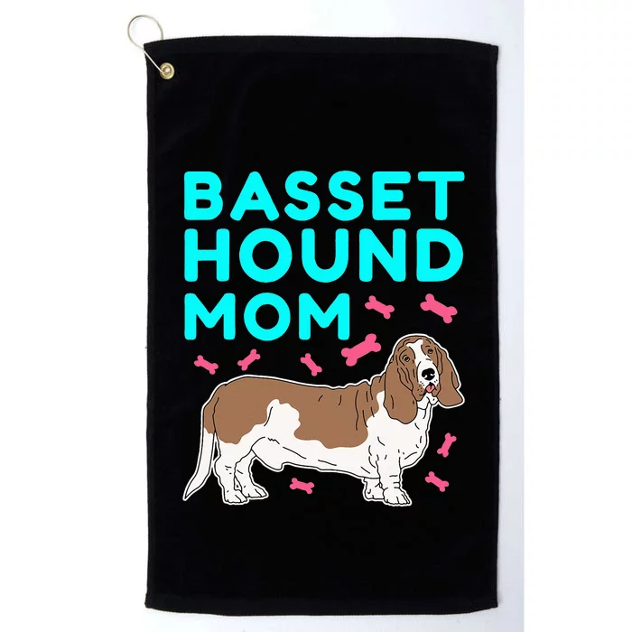 Basset Hound Mom Dog Owner Basset Hound Platinum Collection Golf Towel