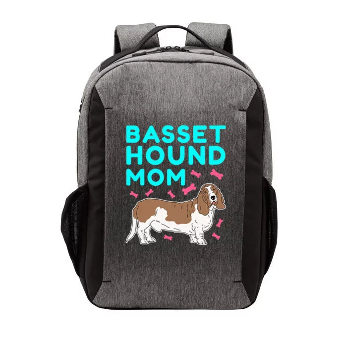 Basset Hound Mom Dog Owner Basset Hound Vector Backpack