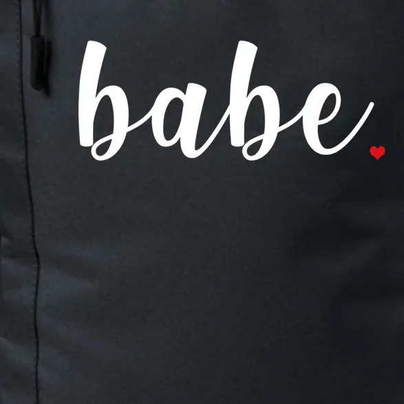 Babe Heart My Love Valentine's Day Gift Daily Commute Backpack