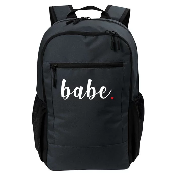 Babe Heart My Love Valentine's Day Gift Daily Commute Backpack