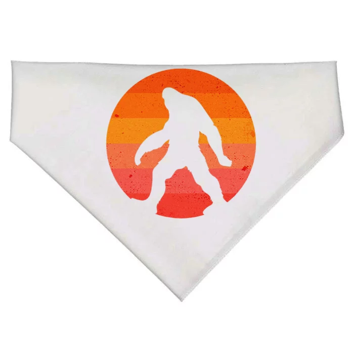 Bigfoot Halloween Moon Vintage Costume Sasquatch Yeti Gift USA-Made Doggie Bandana