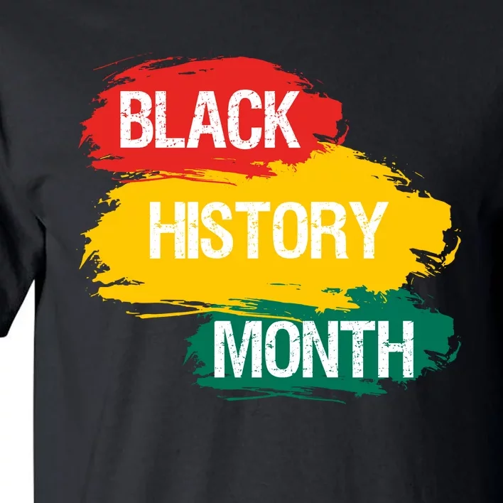 Black History Month African American Black Fist February UNIA Flag Tall T-Shirt