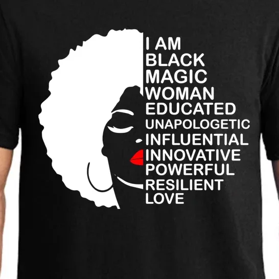 Black History Month Educated Motivated Melanated Black Gift Pajama Set