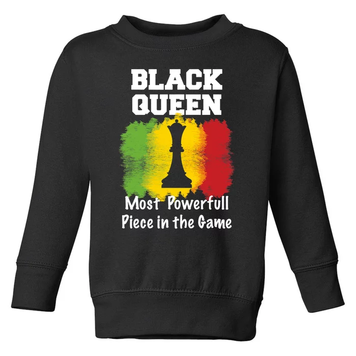 Black History Month Black Queen Women Toddler Sweatshirt