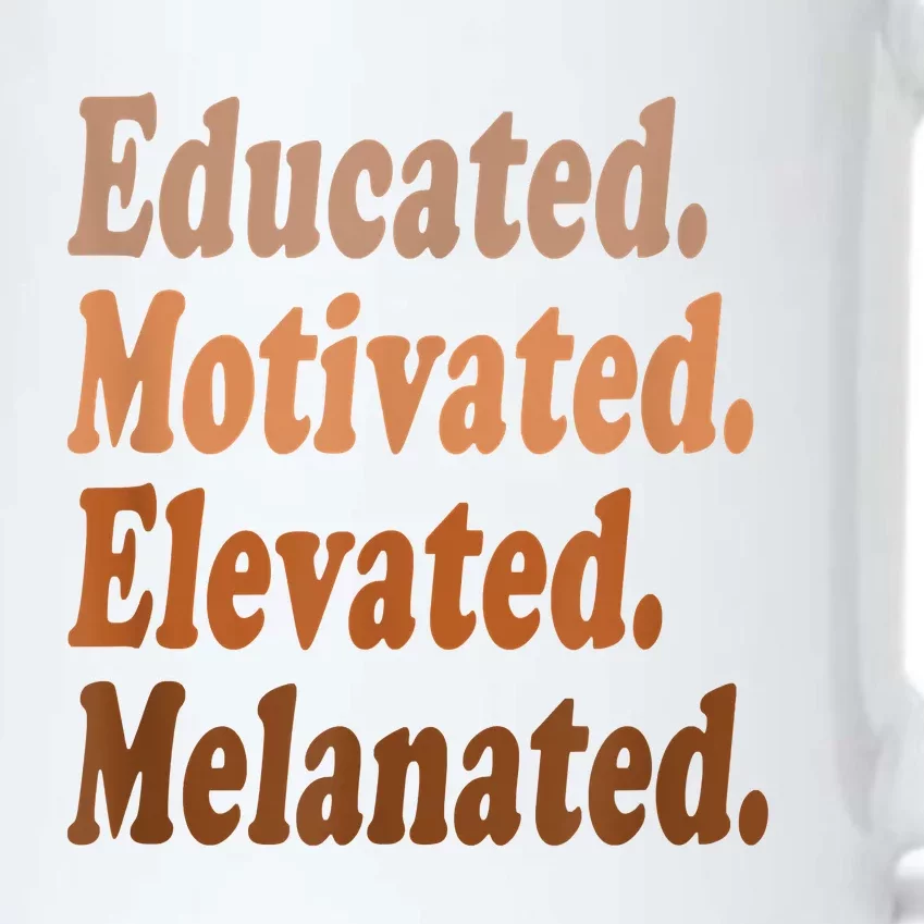 Black History Month Educated Motivated Elevated Melanated Black Color Changing Mug