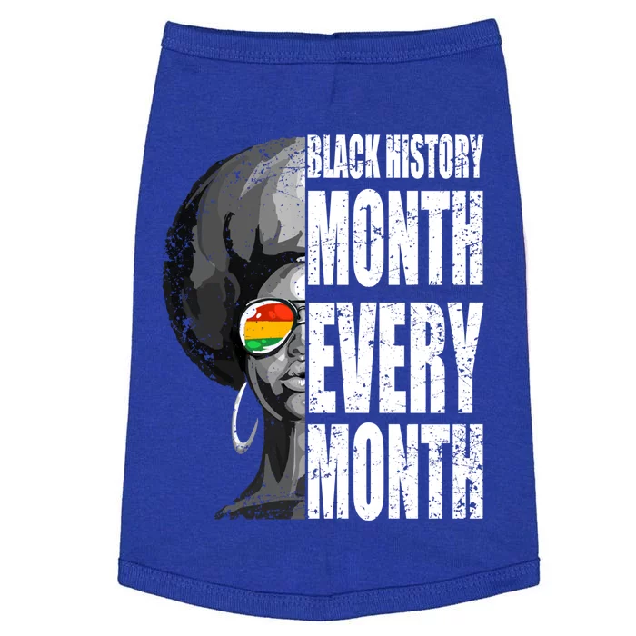 Black History Month Every Month Great Gift Doggie Tank