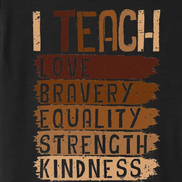 Black History Month Teach Black History Teacher Juneteenth ChromaSoft Performance T-Shirt