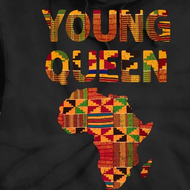 Black History Month Shirts Cool Kente Cloth Art African Print African Queen Tie Dye Hoodie