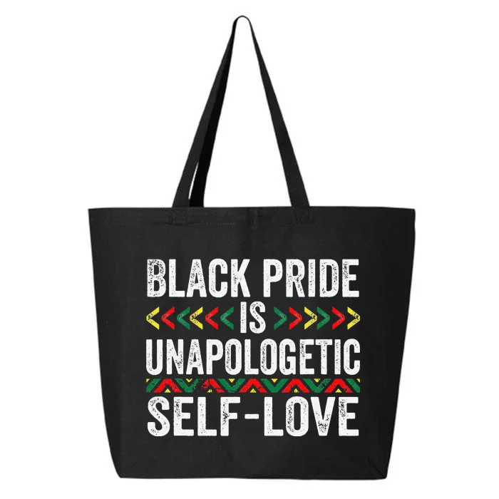 Black History Month unapologetic Black Pride 25L Jumbo Tote