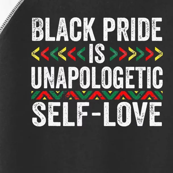 Black History Month unapologetic Black Pride Toddler Fine Jersey T-Shirt