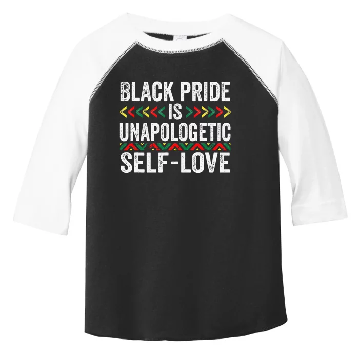 Black History Month unapologetic Black Pride Toddler Fine Jersey T-Shirt