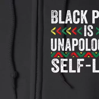 Black History Month unapologetic Black Pride Full Zip Hoodie