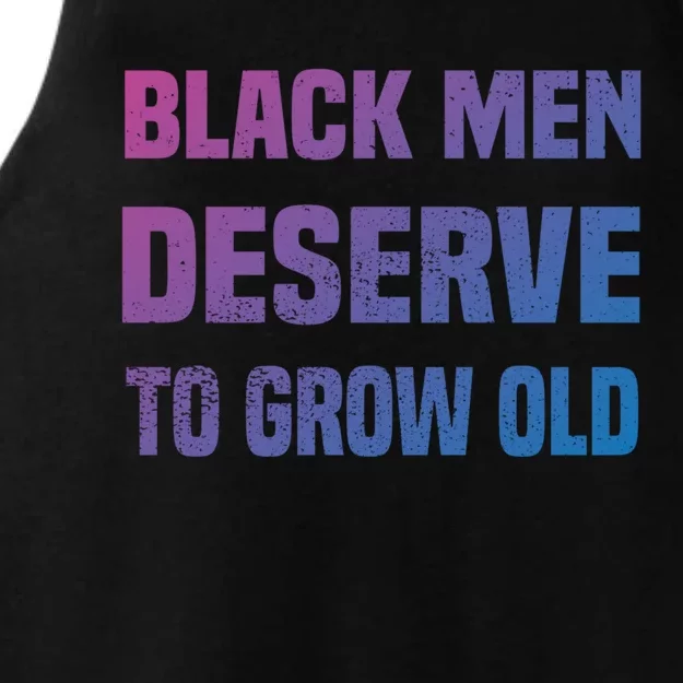 Black History Month Black Deserve To Grow Old Great Gift Ladies Tri-Blend Wicking Tank