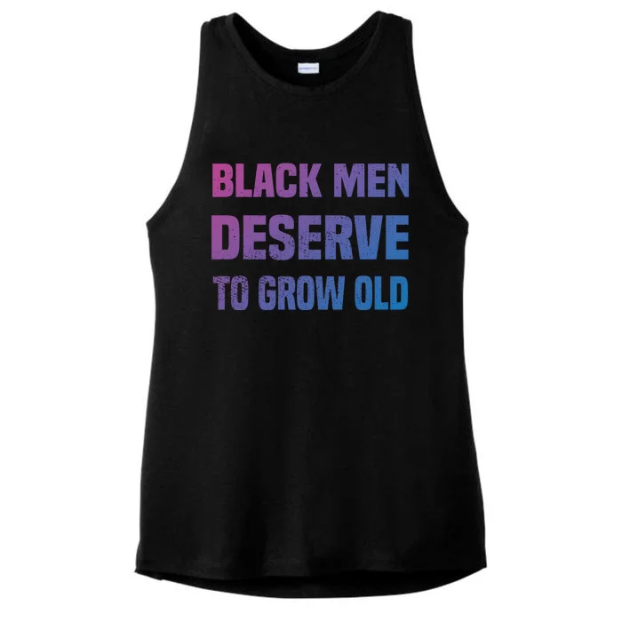 Black History Month Black Deserve To Grow Old Great Gift Ladies Tri-Blend Wicking Tank