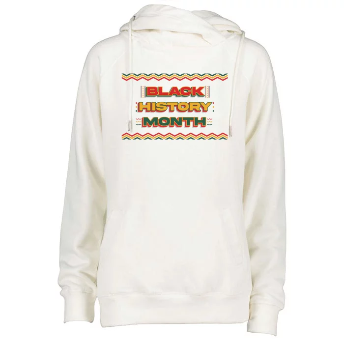 Black History Month Gift Womens Funnel Neck Pullover Hood