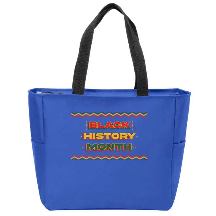 Black History Month Gift Zip Tote Bag