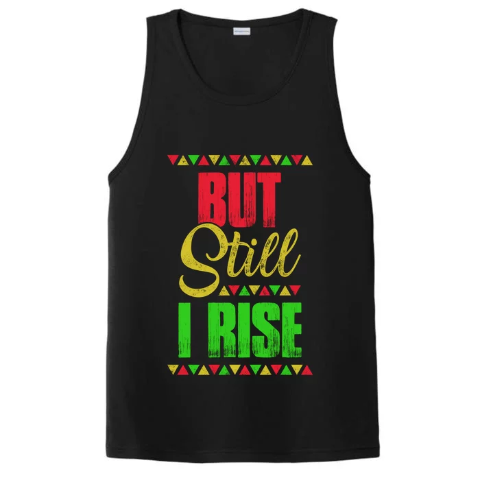 Black History Month But Still I Rise Performance Tank