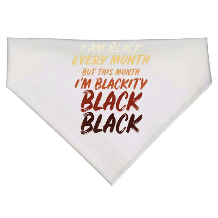 Black History Month Empowerment Black Pride USA-Made Doggie Bandana