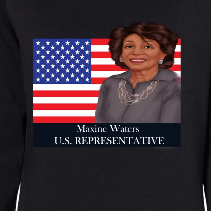 Black History Month Leader Maxine Waters Gift Womens California Wash Sweatshirt