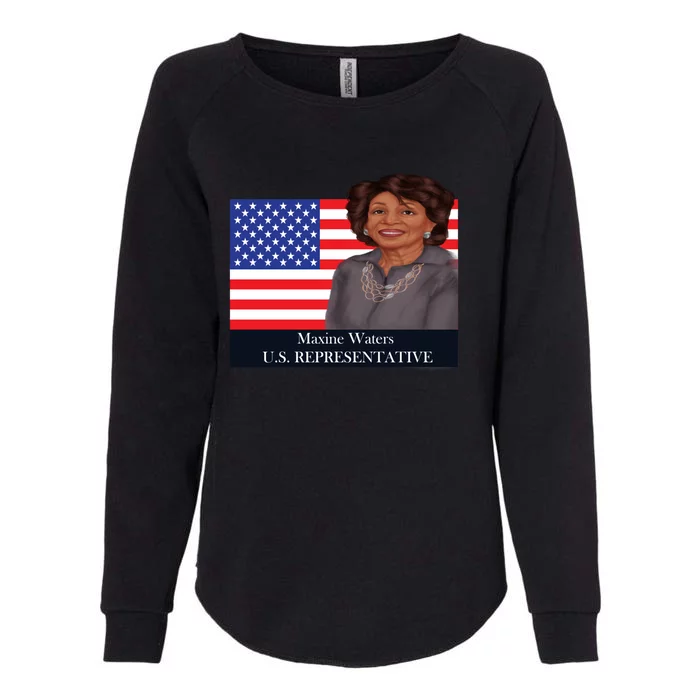 Black History Month Leader Maxine Waters Gift Womens California Wash Sweatshirt