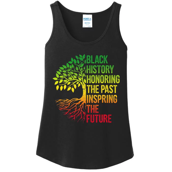 Black History Month Honoring Past Inspiring Future Ladies Essential Tank