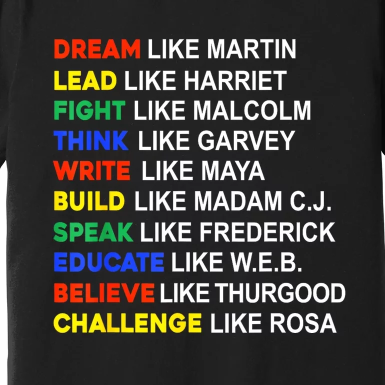 Black History Month African American Country Celebration Premium T-Shirt