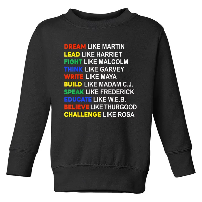 Black History Month African American Country Celebration Toddler Sweatshirt