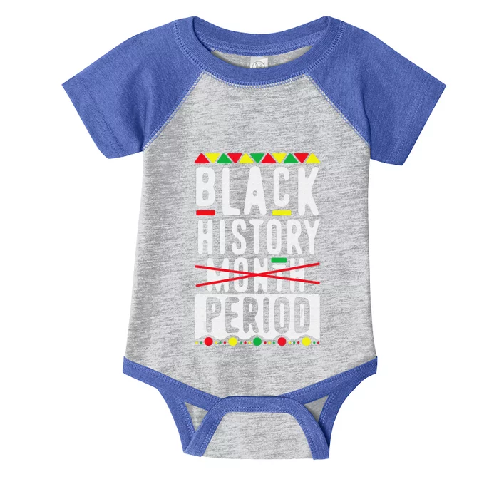 Black History Month Period African Pride Infant Baby Jersey Bodysuit