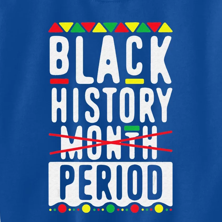 Black History Month Period African Pride Kids Sweatshirt