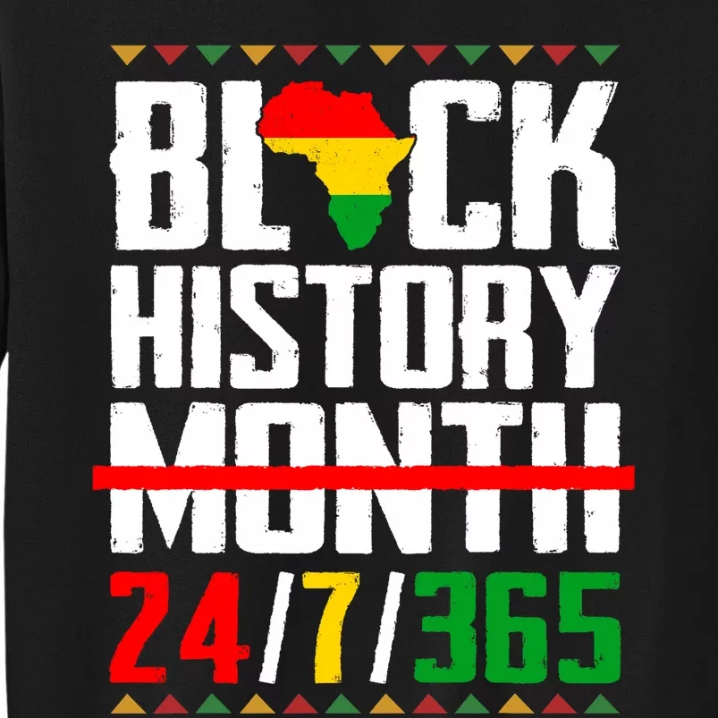 Black History Month African Woman African Pride Tall Sweatshirt