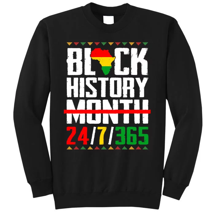 Black History Month African Woman African Pride Tall Sweatshirt