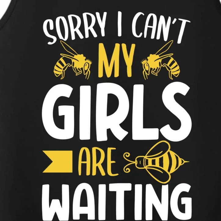 Beekeeper Honeybee My Are Waiting Beekeeping Meaningful Gift Performance Tank