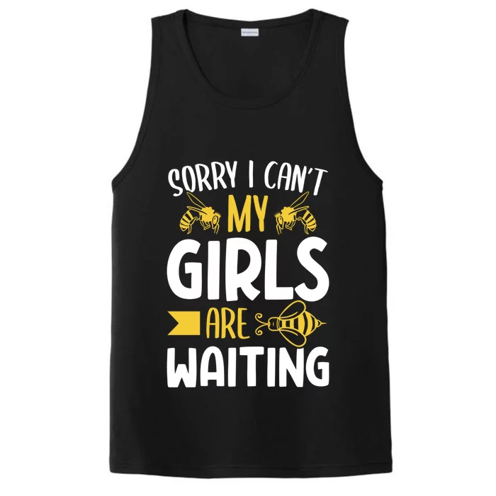 Beekeeper Honeybee My Are Waiting Beekeeping Meaningful Gift Performance Tank