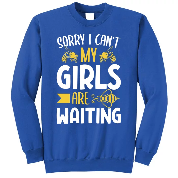 Beekeeper Honeybee My Are Waiting Beekeeping Meaningful Gift Tall Sweatshirt