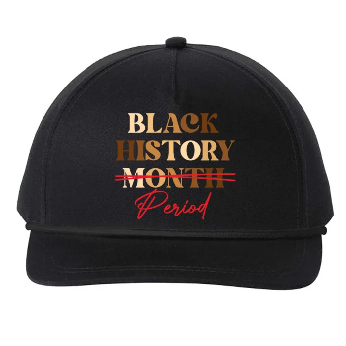 Black History Month Period Melanin Cool Gift Snapback Five-Panel Rope Hat