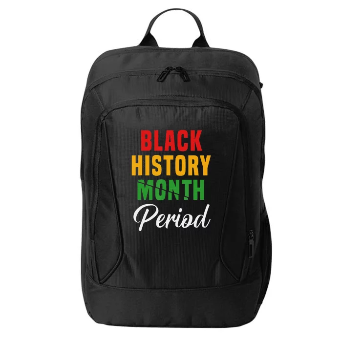 Black History Month Period African Pride City Backpack