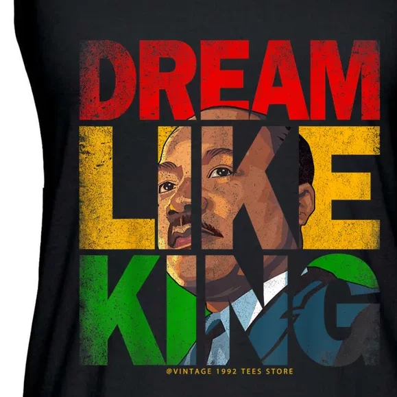 Black History Month Martin Have Dream Luther King Day Ladies Essential Flowy Tank