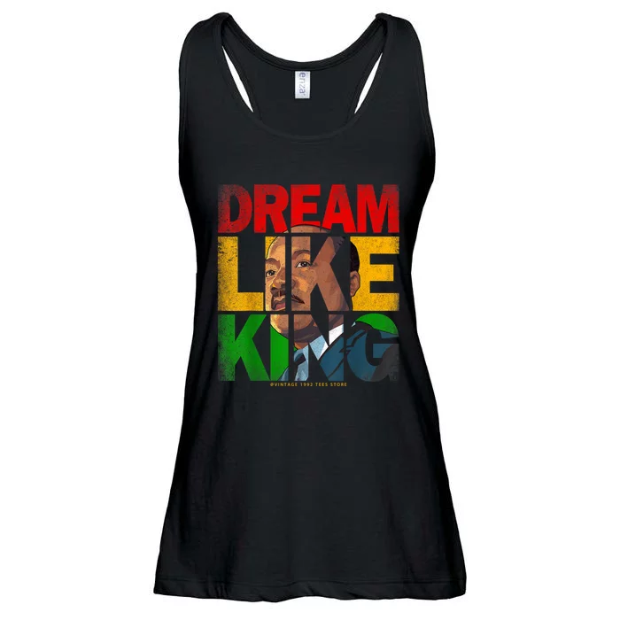 Black History Month Martin Have Dream Luther King Day Ladies Essential Flowy Tank