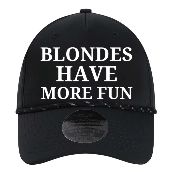 Blondes Have More Fun Performance The Dyno Cap