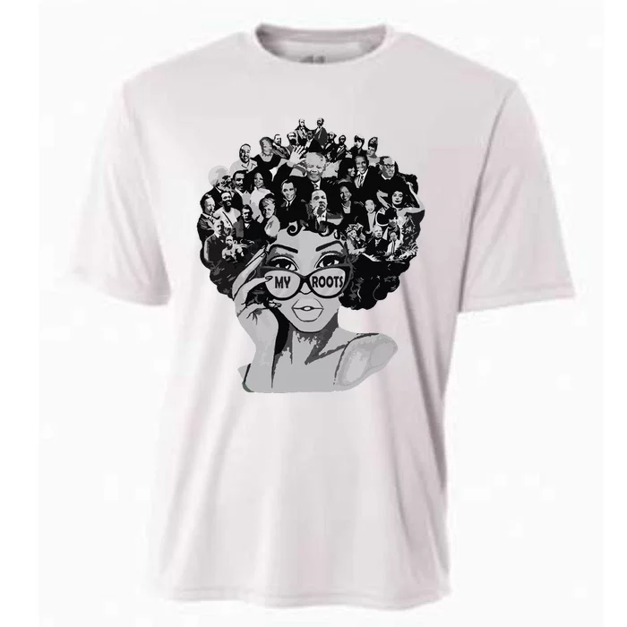 Black History Month I Love My Roots Back Powerful Blm Cooling Performance Crew T-Shirt