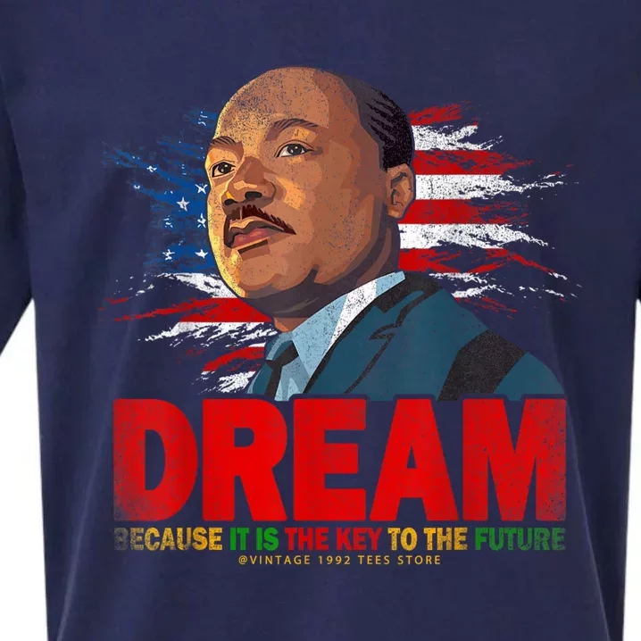 Black History Month Martin Have Dream Luther King Day Sueded Cloud Jersey T-Shirt