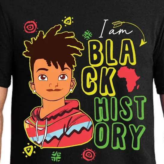 Black History Month Boy I Am African American Pajama Set